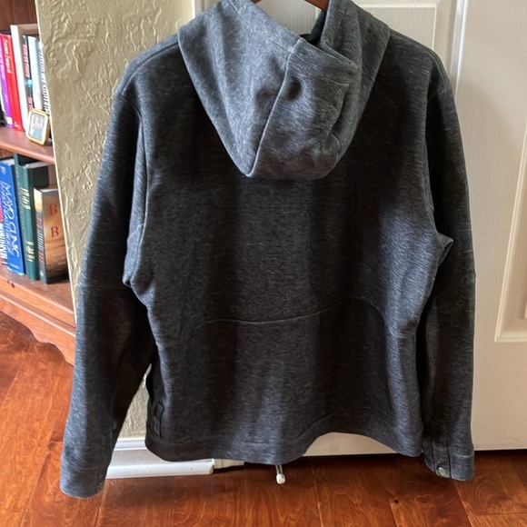 Jordan Nike Air Jordan Heavy Zip Hoodie Dark Gray - Picture 2 of 12